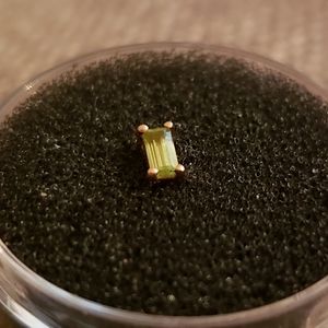 BVLA Prong 14k Citrine Baguette